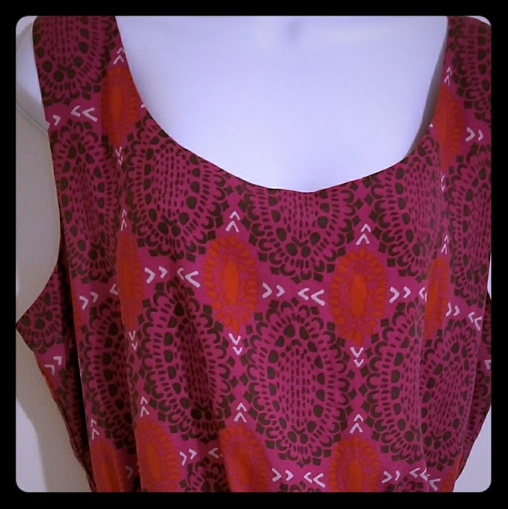 GAP Pink cinch summer dress